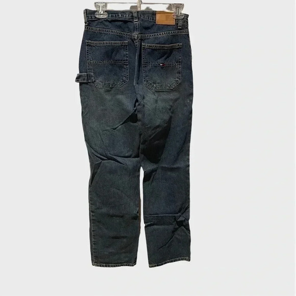 Vintage Tommy Hilfiger jeans. Size 6. Carpenter loop, full leg. - Picture 3 of 8